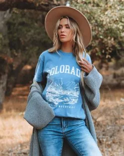 Colorado Rocky Mountains Cotton Tee -clothes Sales coloradorockymountainscottontee38