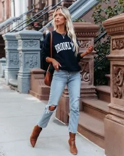 Cotton Blend Brooklyn Sweatshirt - FINAL SALE 15 Cotton Blend Brooklyn Sweatshirt - FINAL SALE -clothes Sales cottonblendbrooklynsweatshirt21