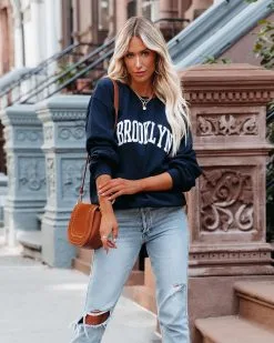 Cotton Blend Brooklyn Sweatshirt - FINAL SALE 11 Cotton Blend Brooklyn Sweatshirt - FINAL SALE -clothes Sales cottonblendbrooklynsweatshirt7
