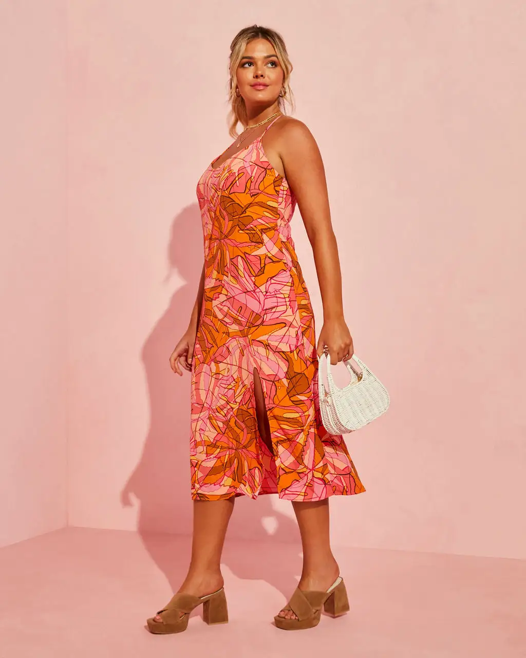 Dawn Floral Slit Midi Dress 6 Dawn Floral Slit Midi Dress - Image 6