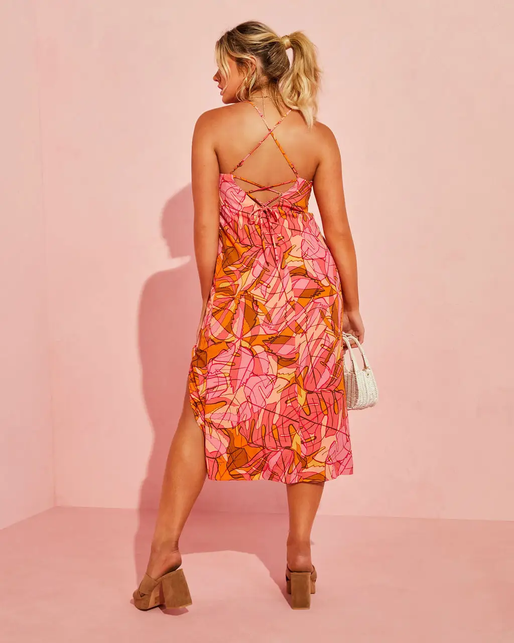 Dawn Floral Slit Midi Dress 2 Dawn Floral Slit Midi Dress - Image 2