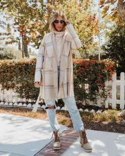 Dear Autumn Plaid Pocketed Cardigan - FINAL SALE -clothes Sales dearautumnplaidpocketedcardigan4