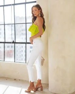 SALT-001 Dominica One Shoulder Ribbed Bodysuit - Lime - SALE 12 SALT-001 Dominica One Shoulder Ribbed Bodysuit - Lime - SALE -clothes Sales dominicaoneshoulderirbbedbodysuitlime0022