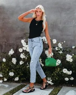 BLUE-001 Explorer Knit Tank Bodysuit - Black - FINAL SALE -clothes Sales explorerknittankbodysuitblack65