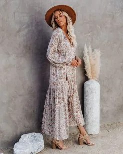 Firenze Printed Boho Maxi Dress - Baby Blue - FINAL SALE 23 Firenze Printed Boho Maxi Dress - Baby Blue - FINAL SALE -clothes Sales firenzeprintedbohomaxidress04