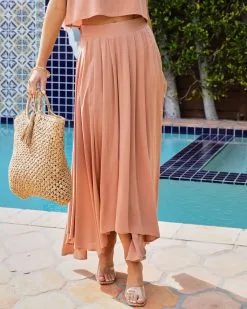 BLU-001 Fresh Breeze Asymmetrical Hem Maxi Skirt - Light Clay - SALE 10 BLU-001 Fresh Breeze Asymmetrical Hem Maxi Skirt - Light Clay - SALE -clothes Sales freshbreezecroppedtopandmaxiskirtlightclay1666 244fda61 ba8a 4de1 839b cd894658c299