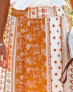 ENC-001 Fritz Printed Maxi Skirt - Mustard Cream - LAST CHANCE 12 ENC-001 Fritz Printed Maxi Skirt - Mustard Cream - LAST CHANCE -clothes Sales fritzprintedmaxiskirtmustardcream72