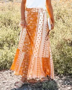 ENC-001 Fritz Printed Maxi Skirt - Mustard Cream - LAST CHANCE 16 ENC-001 Fritz Printed Maxi Skirt - Mustard Cream - LAST CHANCE -clothes Sales fritzprintedmaxiskirtmustardcream75