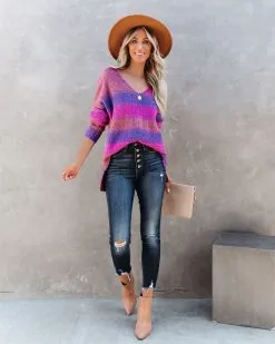 Generous Heart Ombre Knit Sweater - FINAL SALE -clothes Sales generousheartombreknitsweater14