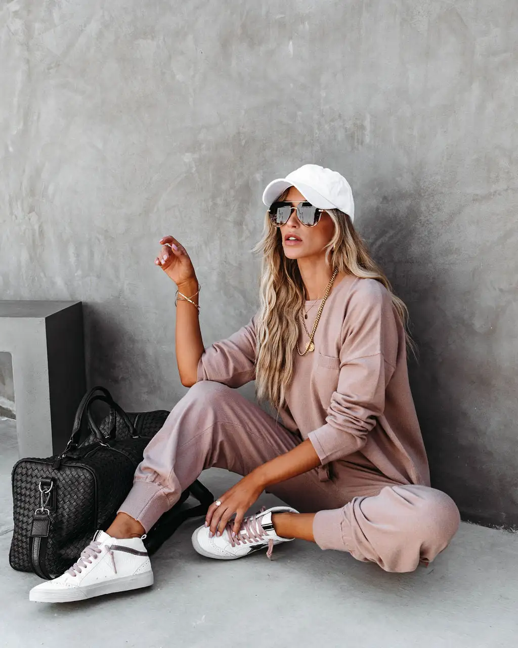 LUMI-001 Glamping Babe Lightweight Knit Cargo Joggers - Mocha - FINAL SALE 6 LUMI-001 Glamping Babe Lightweight Knit Cargo Joggers - Mocha - FINAL SALE - Image 6