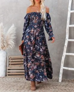 Hayes Floral Off The Shoulder Maxi Dress - FINAL SALE 14 Hayes Floral Off The Shoulder Maxi Dress - FINAL SALE -clothes Sales hayesfloralofftheshouldermaxidress48