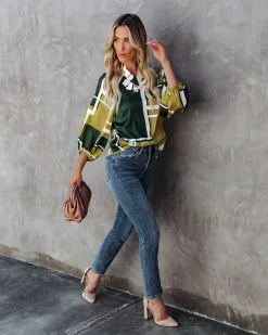 Idra Printed Satin Blouse - FINAL SALE -clothes Sales idraprintedsatinblouse36