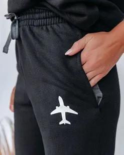 LULU-001 Jet Lagged Cotton Blend Pocketed Joggers - LAST CHANCE -clothes Sales jetlaggedcottonblendsweatshirtandpocketedjoggers19