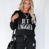Jet Lagged Cotton Blend Sweatshirt
