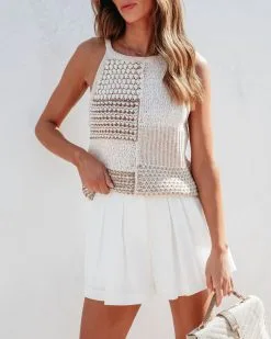 ENTR-001 Kent Knit Tank Top - Taupe