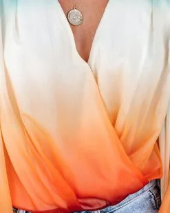 SALT-001 Kylah Ombre Drape Bodysuit - Teal Multi - FINAL SALE 12 SALT-001 Kylah Ombre Drape Bodysuit - Teal Multi - FINAL SALE -clothes Sales kylahombredrapebodysuittealmulti138