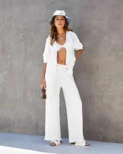 VINT-001 Laguna Waves Ribbed Pocketed Pants - White -clothes Sales laugnawavesribbedhoodedzipupsweatshirtandpantswhite2801251 b5db74c6 7de5 4721 ae52 90ac0c18a146