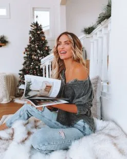 Layth Cotton Mineral Wash Crop Henley Top - Charcoal - FINAL SALE -clothes Sales laythcottonmineralwashcrophenleytopcharcoal25