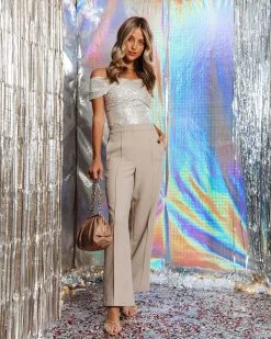 SKYL-002 Light Up My World Sequin Off The Shoulder Bodysuit - Champagne - FINAL SALE 9 SKYL-002 Light Up My World Sequin Off The Shoulder Bodysuit - Champagne - FINAL SALE -clothes Sales lightupmyworldsequinofftheshoulderbodysuitchampagne8