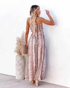 Lilyanne Floral Smocked Tie Strap Maxi Dress - Blush Multi - LAST CHANCE 9 Lilyanne Floral Smocked Tie Strap Maxi Dress - Blush Multi - LAST CHANCE -clothes Sales lilyannafloralsmockedtiestrapmaxidressblushmulti57