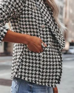 FORE-001 Lincoln Pocketed Houndstooth Tweed Blazer - SALE 9 FORE-001 Lincoln Pocketed Houndstooth Tweed Blazer - SALE -clothes Sales lincolnhoundstoothtweedblazer75