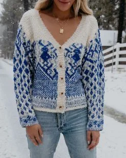 Little Dreamer Button Front Knit Cardigan - Blue - FINAL SALE -clothes Sales littledreamerbuttonfrontknitcardiganblue10