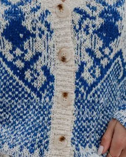 Little Dreamer Button Front Knit Cardigan - Blue - FINAL SALE -clothes Sales littledreamerbuttonfrontknitcardiganblue11