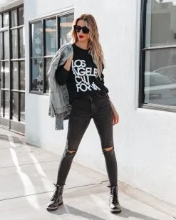 Los Angeles California Cotton Blend Sweatshirt - FINAL SALE 17 Los Angeles California Cotton Blend Sweatshirt - FINAL SALE -clothes Sales losangelescaliforniacottonblendsweatshirt12