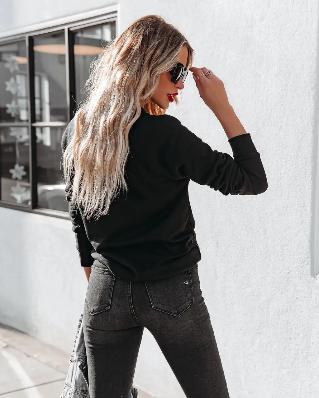 Los Angeles California Cotton Blend Sweatshirt - FINAL SALE 2 Los Angeles California Cotton Blend Sweatshirt - FINAL SALE - Image 2