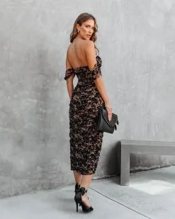 FORE-001 Love Somebody Floral Off The Shoulder Ruched Midi Dress - FINAL SALE 9 FORE-001 Love Somebody Floral Off The Shoulder Ruched Midi Dress - FINAL SALE -clothes Sales lovesomebodyfloralofftheshoulderruchedmididress43