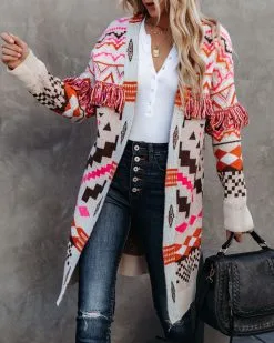Loving Life Fringe Knit Cardigan - FINAL SALE -clothes Sales lovinglifefringeknitcardigan17