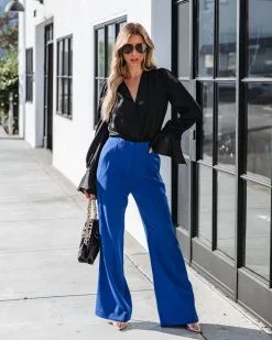 ACOA-001 Luna Satin Ruffle Bodysuit - Black - FINAL SALE -clothes Sales lunasatinrufflebodysuitblack9