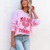 Malibu Tennis Cotton Blend Sweatshirt - FINAL SALE