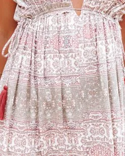 Mary Printed Tassel Tie Maxi Dress - FINAL SALE 13 Mary Printed Tassel Tie Maxi Dress - FINAL SALE -clothes Sales maryprintedtasseltiemaxidress30