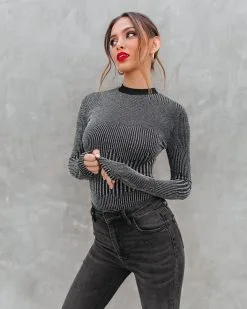 SALT-001 Meet Me At The Disco Ribbed Metallic Bodysuit - FINAL SALE 9 SALT-001 Meet Me At The Disco Ribbed Metallic Bodysuit - FINAL SALE -clothes Sales meetmeatthediscoribbedmetallicbodysuit239