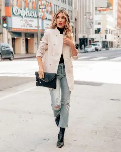 ENTR-001 Meghan Pocketed Peacoat - Ecru - FINAL SALE 10 ENTR-001 Meghan Pocketed Peacoat - Ecru - FINAL SALE -clothes Sales meghanpocketedpeacoatecru23