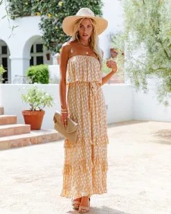 Melody Strapless Ruffle Maxi Dress - FINAL SALE -clothes Sales melodystraplessrufflemaxidress2