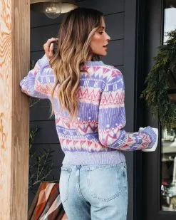 Miranda Knit Sweater - Purple - FINAL SALE 9 Miranda Knit Sweater - Purple - FINAL SALE -clothes Sales mirandaknitsweaterpurple 51