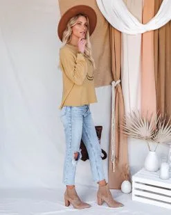 More Smiles Cotton Blend Embroidered Pullover - FINAL SALE -clothes Sales moresmilescottonblendembroideredpullover7