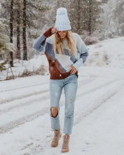 Mountain Breeze Knit Sweater - Blue Combo - FINAL SALE -clothes Sales mountainbreezeknitswetaerbluecombo2