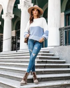 Novalee Knit Striped Colorblock Pullover Sweater - FINAL SALE 9 Novalee Knit Striped Colorblock Pullover Sweater - FINAL SALE -clothes Sales novaleeknitstripedcolorblockpulloversweater15