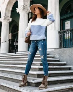 Novalee Knit Striped Colorblock Pullover Sweater - FINAL SALE 13 Novalee Knit Striped Colorblock Pullover Sweater - FINAL SALE -clothes Sales novaleeknitstripedcolorblockpulloversweater28