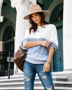 Novalee Knit Striped Colorblock Pullover Sweater - FINAL SALE 12 Novalee Knit Striped Colorblock Pullover Sweater - FINAL SALE -clothes Sales novaleeknitstripedcolorblockpulloversweater75