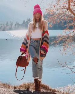 LIST-001 Oh Happy Day Pocketed Knit Cardigan - FINAL SALE