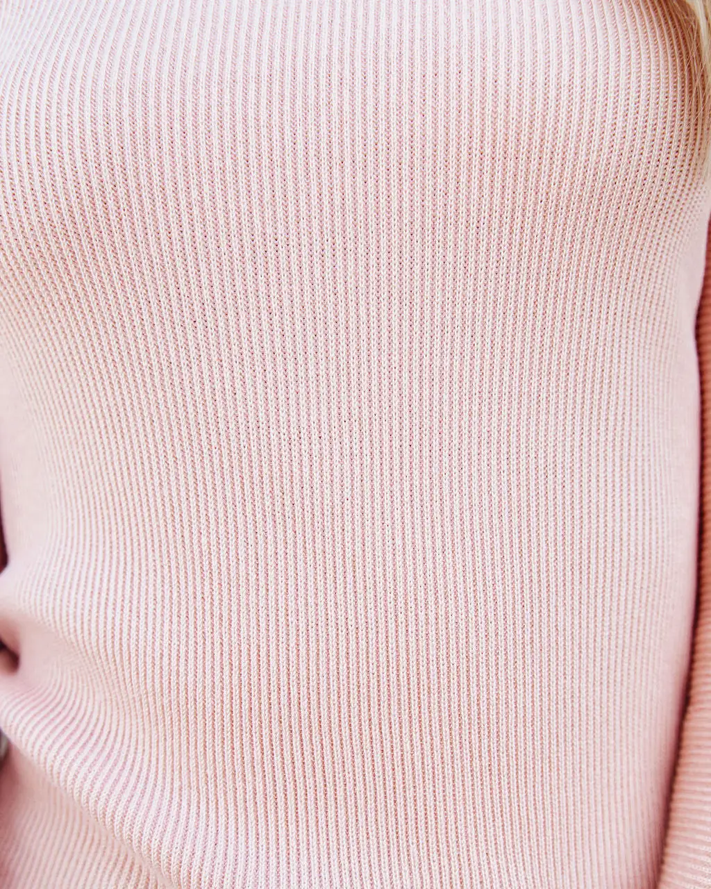 Poetry In The Air Puff Sleeve Knit Sweater - Blush - FINAL SALE 6 Poetry In The Air Puff Sleeve Knit Sweater - Blush - FINAL SALE - Image 6