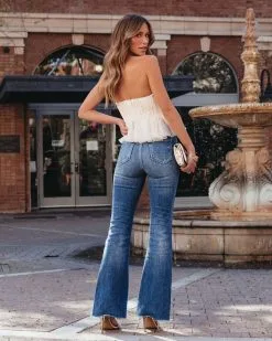 Princess Diaries Strapless Tulle Contrast Peplum Top - Cream - FINAL SALE -clothes Sales princessdiariesstraplesstullecontrastpeplumtopcream53