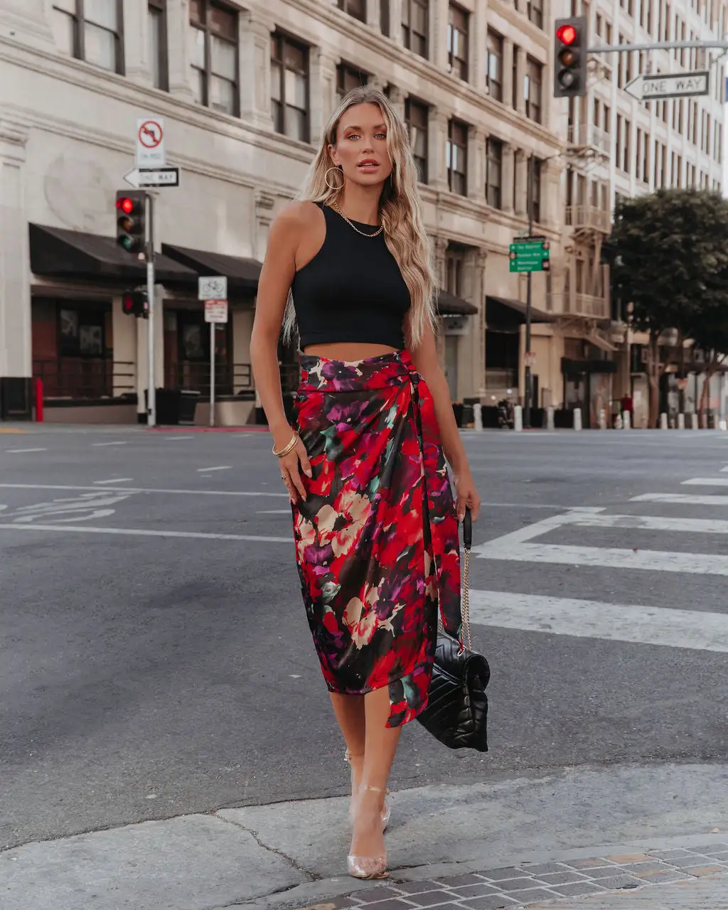 TYCH-001 Rayne Floral Wrap Midi Skirt - FINAL SALE 6 TYCH-001 Rayne Floral Wrap Midi Skirt - FINAL SALE - Image 6