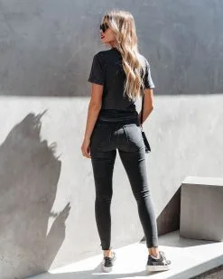 LULU-001 Rock N Roll Guitar Cotton Tee - FINAL SALE -clothes Sales rocknrollguitarcottontee50