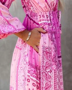 Ronica Pocketed Patchwork Maxi Dress - FINAL SALE -clothes Sales ronicapocketedpatchworkmaxidress33