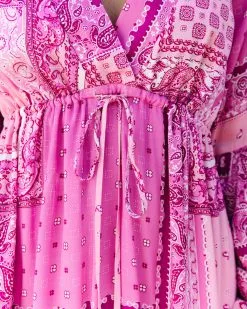 Ronica Pocketed Patchwork Maxi Dress - FINAL SALE -clothes Sales ronicapocketedpatchworkmaxidress36